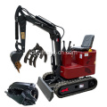 Cina Baru Mini Crawler Mesin Excavator Terkecil Mikro Hidrolik Mini Excavator 0.8 Ton 1 Ton Mini Excavator Murah